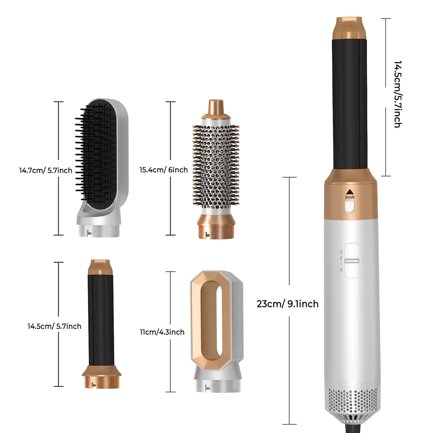 Hairzi: Pro 5-in-1 Hair Tool